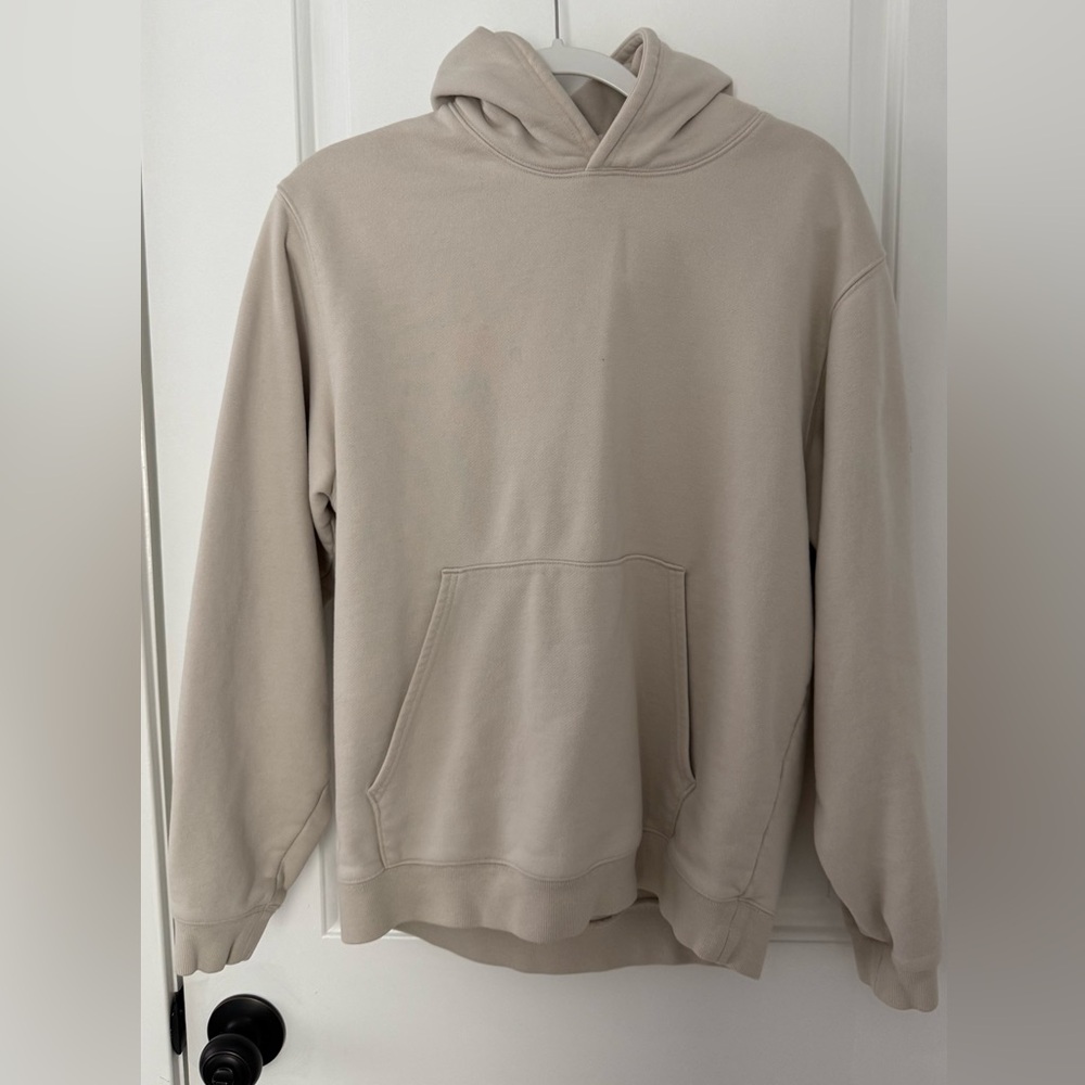 ALO Yoga Renown Heavy Weight Hoodie in Bone